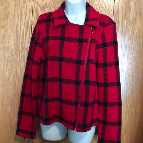 Chaps red plaid jacket - Picture 4 of 4
